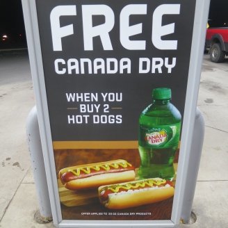 Canada Dry n' hot dogs